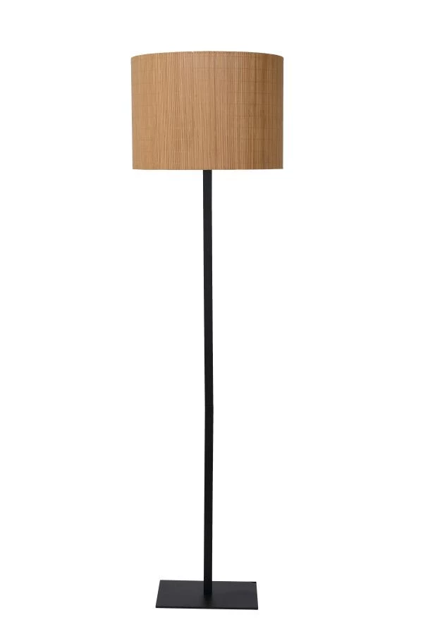 Lucide MAGIUS - Vloerlamp - Ø 42 cm - 1xE27 - Licht hout - uit